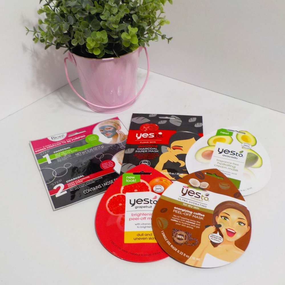 Yes To & Biore' Spa Face Mask 5 Piece Set